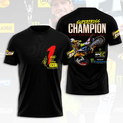 Limited Edition Ken Roczen 450SX Supercross Champion 2026 T-Shirt