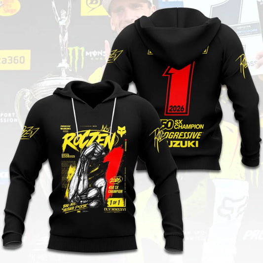 Limited Edition Ken Roczen 450SX Supercross Champion 2026 Hoodie