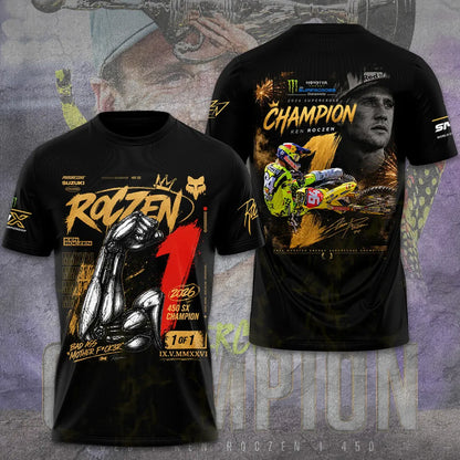 Limited Edition Ken Roczen 450SX Supercross Champion 2026 T-Shirt