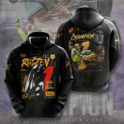 Limited Edition Ken Roczen 450SX Supercross Champion 2026 Hoodie