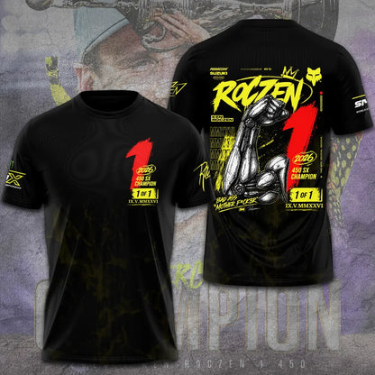 Limited Edition Ken Roczen 450SX Supercross Champion 2026 T-Shirt