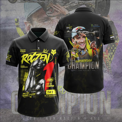 Limited Edition Ken Roczen 450SX Supercross Champion 2026 Polo