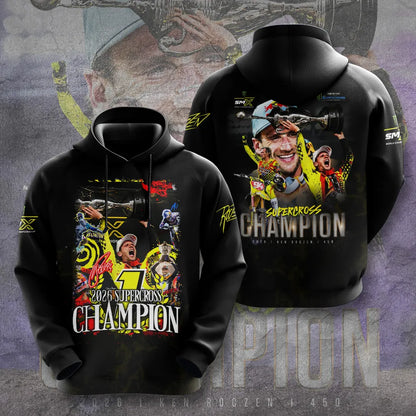 Limited Edition Ken Roczen 450SX Supercross Champion 2026 Hoodie