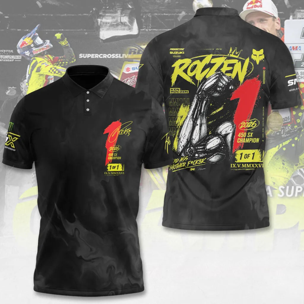 Limited Edition Ken Roczen 450SX Supercross Champion 2026 Polo