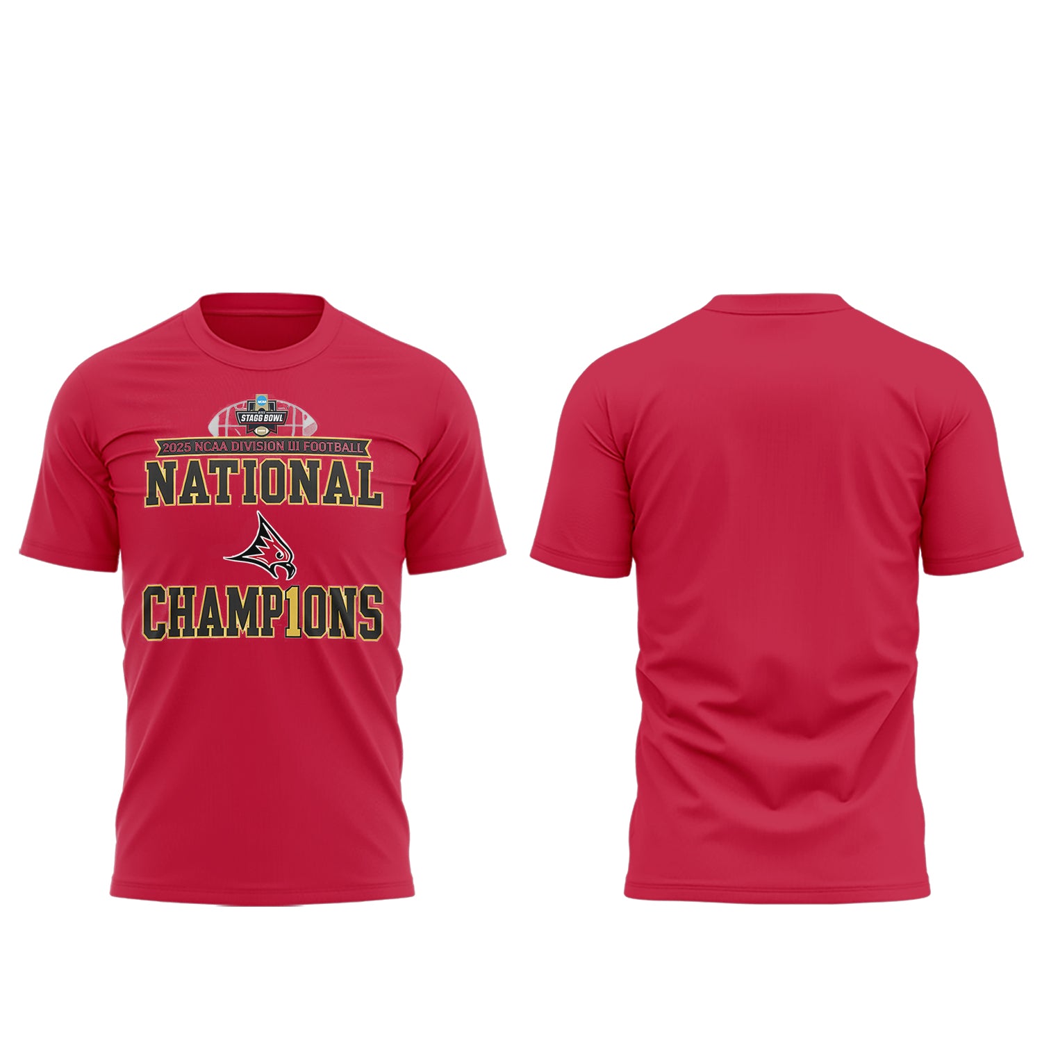 Limited Edition Falcon Football 2025 NCAA Division III National Champions TShirt-LL0105261001