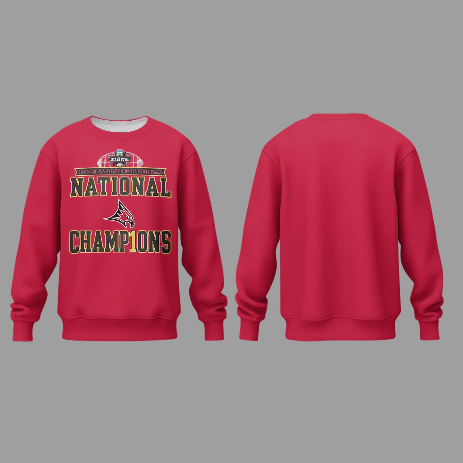 Limited Edition Falcon Football 2025 NCAA Division III National Champions Sweatshirt-LL0105261007