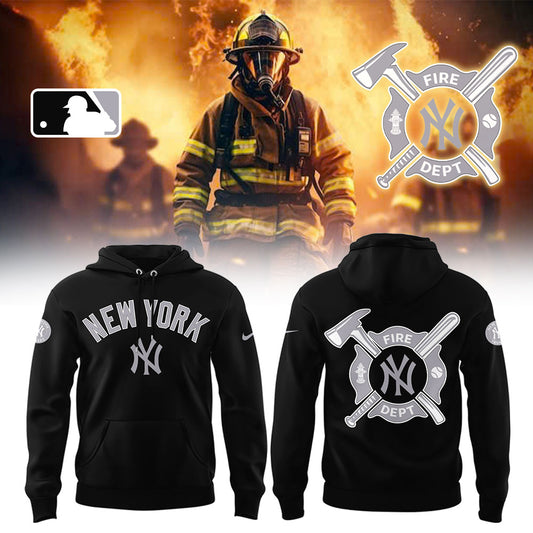 Yankees x Firefighter Appreciation Night Hoodie-LL250313016