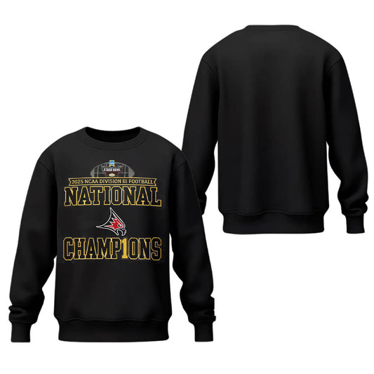 Limited Edition Falcon Football 2025 NCAA Division III National Champions Sweatshirt-LL260105049