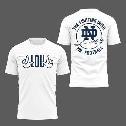 Limited Edition Irish FB Remembering the life and legacy of Lou Holtz 1937-2026 TShirt
