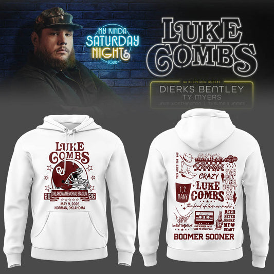 Limited Edition “My Kinda Saturday Night Tour” At Oklahoma Memorial Stadium Hoodie