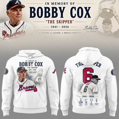 Remembering Bobby Cox – The Legendary Manager”⚾🪓 Hoodie