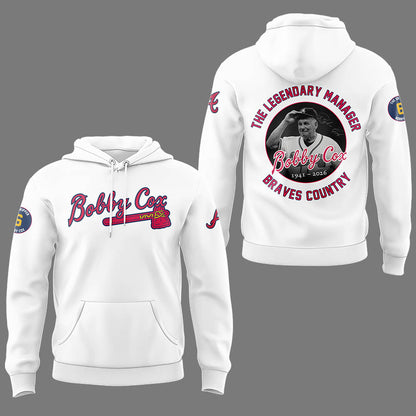 Remembering Bobby Cox – The Legendary Manager”⚾🪓 Hoodie