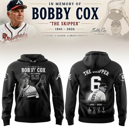 Remembering Bobby Cox – The Legendary Manager”⚾🪓 Hoodie