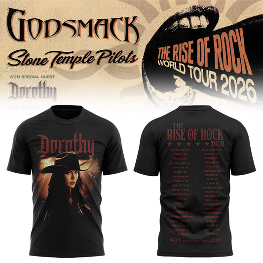 Limited Edition “The Rise Of Rock” Tour 2026 Tshirt