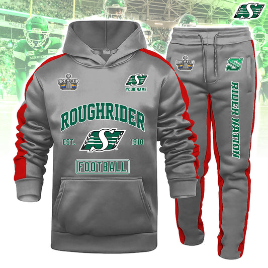 Saskatchewan Roughriders 112th Grey Cup champion Gray Hoodie