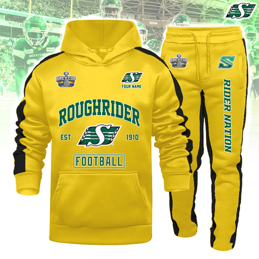 Saskatchewan Roughriders 112th Grey Cup champion Yellow Hoodie