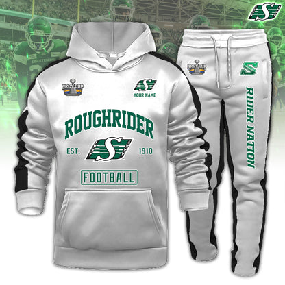 Saskatchewan Roughriders 112th Grey Cup champion White Hoodie Version 3