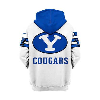 BYU Football White 1996 Throwback Limited Hoodie-MPU07032405