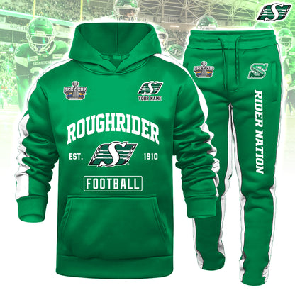 Saskatchewan Roughriders 112th Grey Cup champion Green Hoodie Version 3