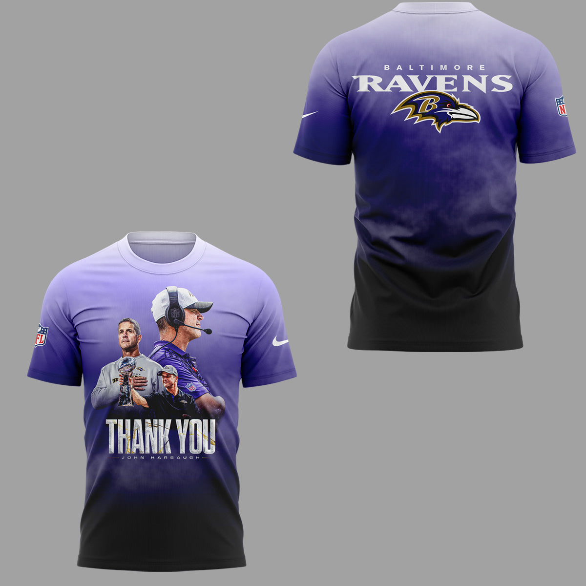 Limited Edition "Thank you Coach Harbaugh" Shirt-ND01072603