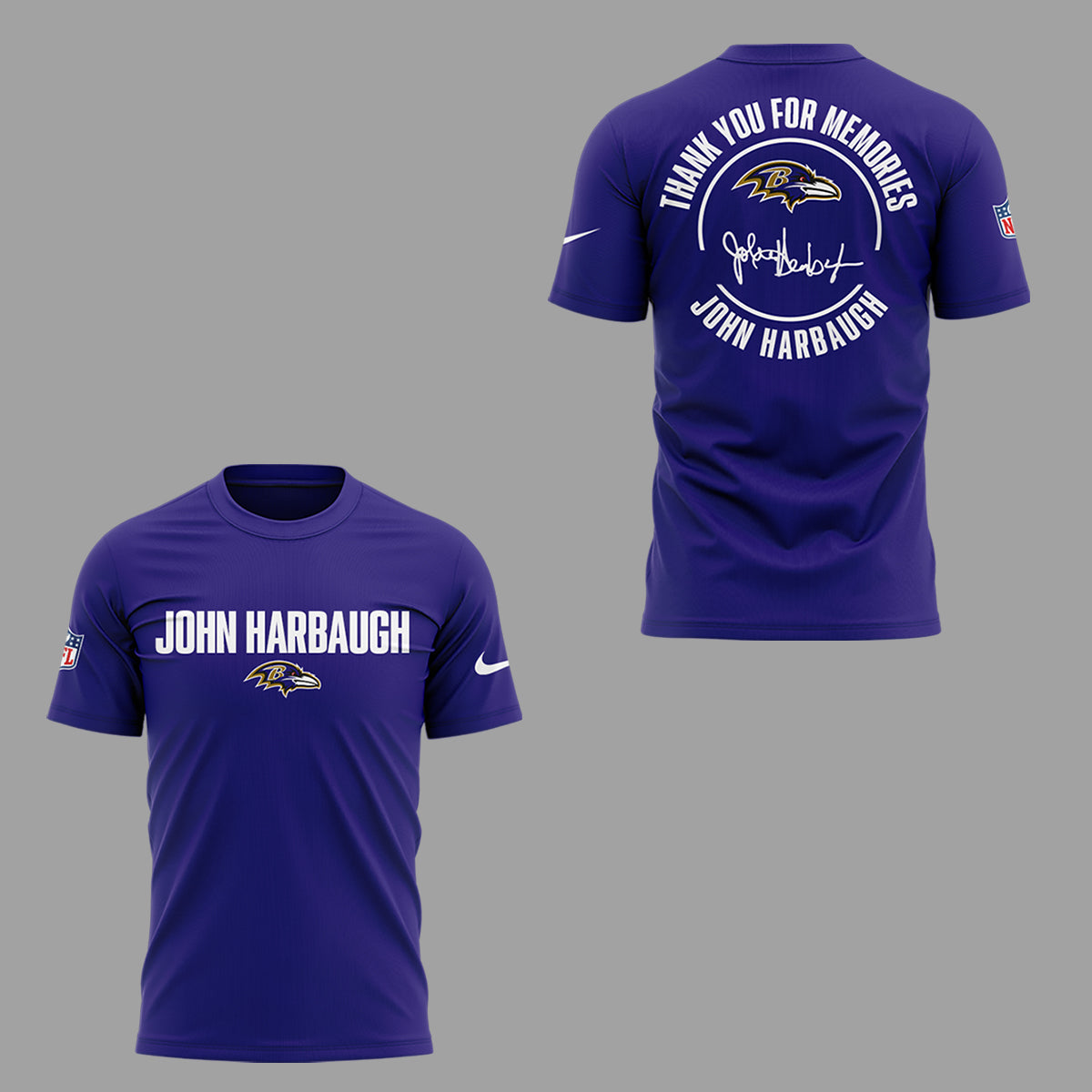 Limited Edition "Thank you Coach Harbaugh" Shirt-ND01072607