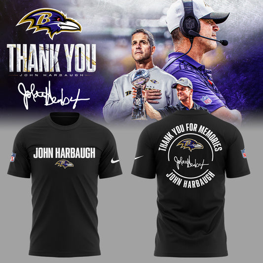 Limited Edition "Thank you Coach Harbaugh" Shirt-ND01072610