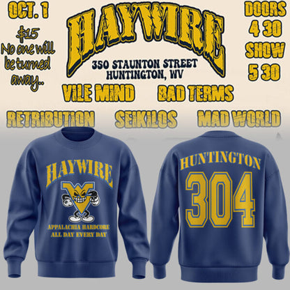Limited Edition Haywire WV Night Tour Sweatshirt