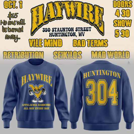 Limited Edition Haywire WV Night Tour Sweatshirt