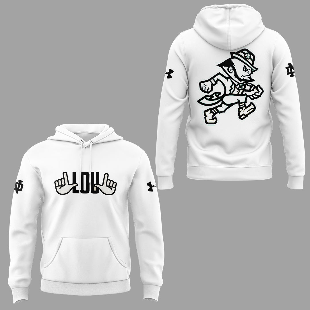 Limited Edition Irish FB Remembering the life and legacy of Lou Holtz 1937-2026 Hoodie