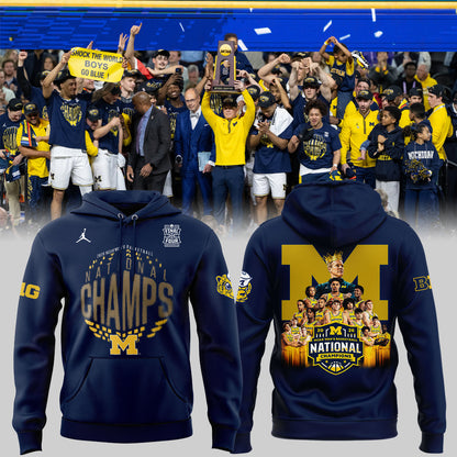 NCAA Basketball x Michigan Champions 2026 Limited Edition Hoodie