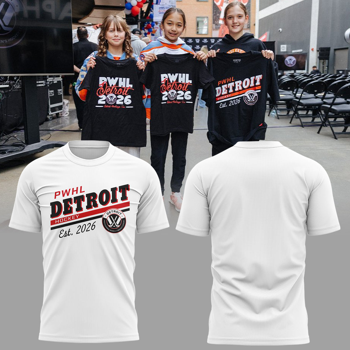 Limited Edition PWHL Detroit Shirt