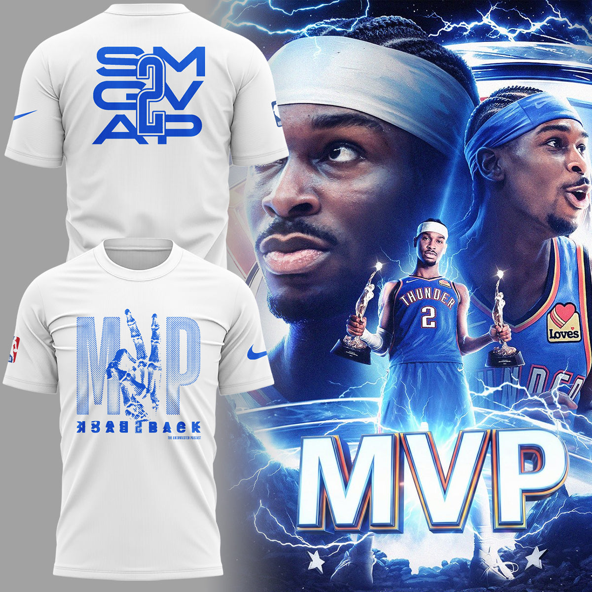 Limited Edition OKC Backtoback Mvp 25-26 Shirt