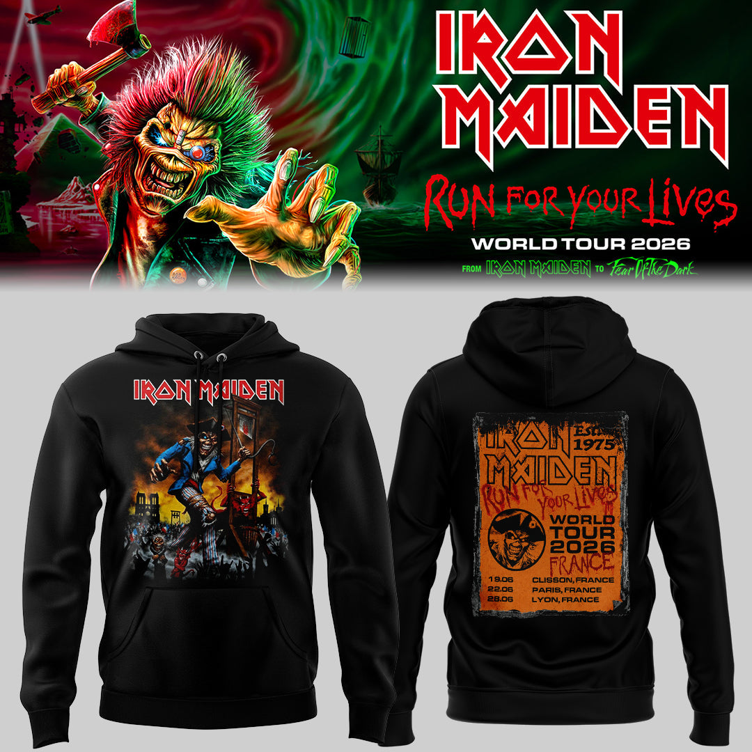 Limited Edition Run For Your Lives 2026 At France Hoodie