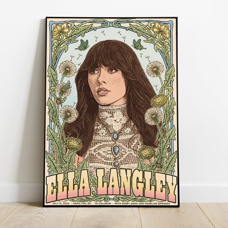 Limited Edition Ella Langley Dandelion Tour 2026 Poster-ND07172614