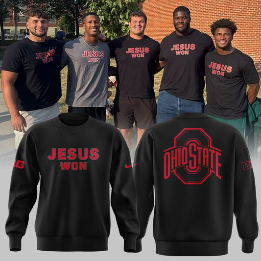 Limited Edition JESUS WON Black Sweatshirt-ND090925110