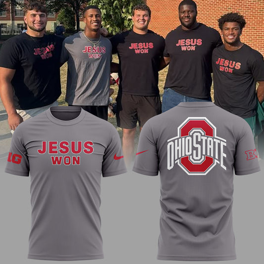 Limited Edition JESUS WON Gray TShirt-ND09092513
