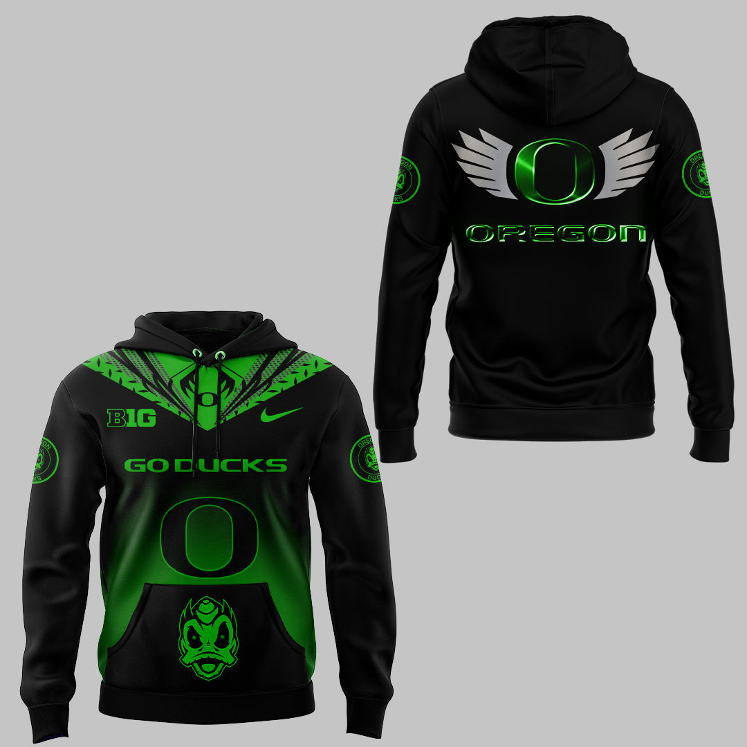 Limited Edition Oregon Football Game 6 uniform combo Hoodie-ND10092531
