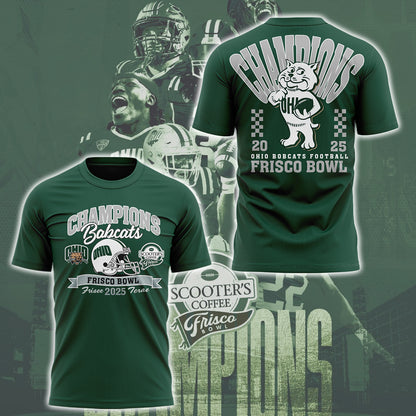 Limited Edition Ohio Football Frisco Bowl CHAMPIONS TShirt-ND12242531
