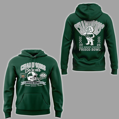 Limited Edition Ohio Football Frisco Bowl CHAMPIONS Hoodie-ND12242532