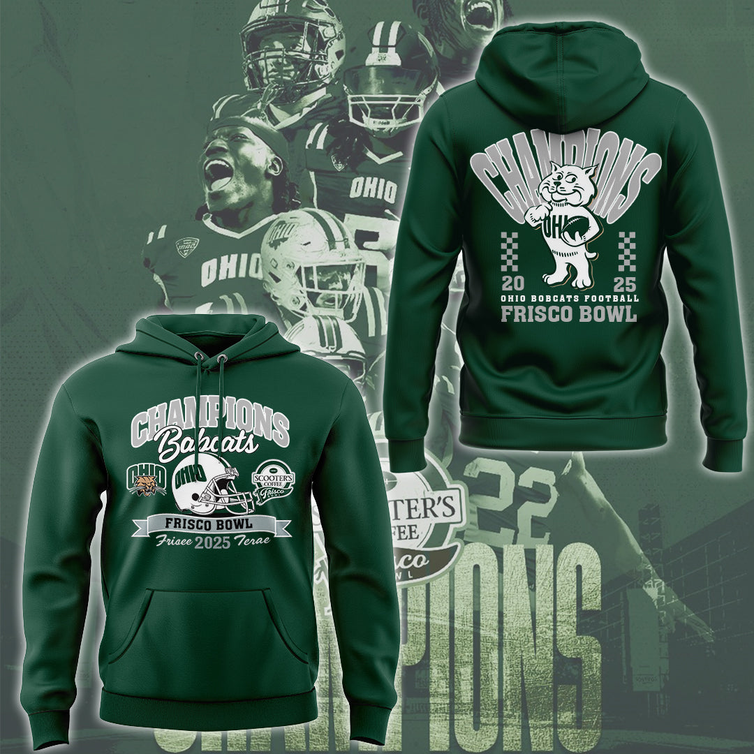 Limited Edition Ohio Football Frisco Bowl CHAMPIONS Hoodie-ND12242532