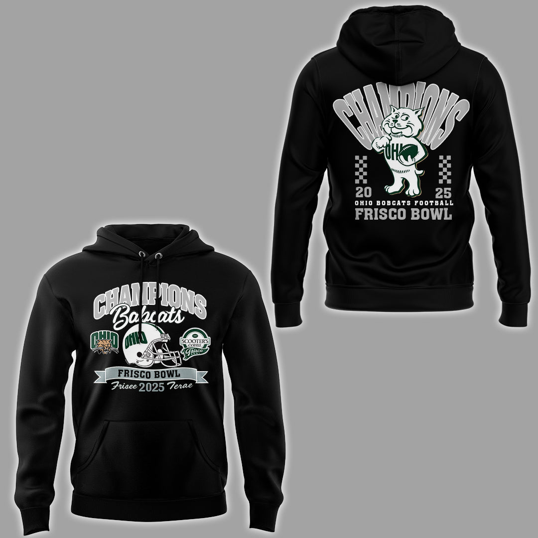 Limited Edition Ohio Football Frisco Bowl CHAMPIONS Hoodie-ND12242533