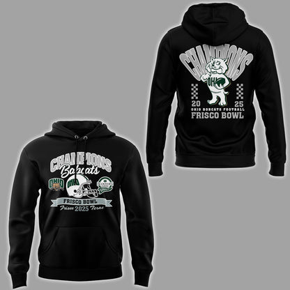 Limited Edition Ohio Football Frisco Bowl CHAMPIONS Hoodie-ND12242533
