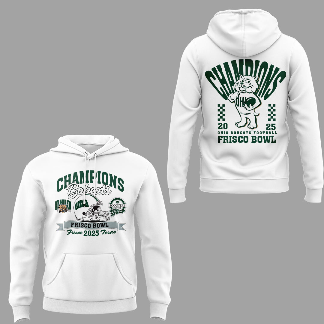 Limited Edition Ohio Football Frisco Bowl CHAMPIONS Hoodie-ND12242536