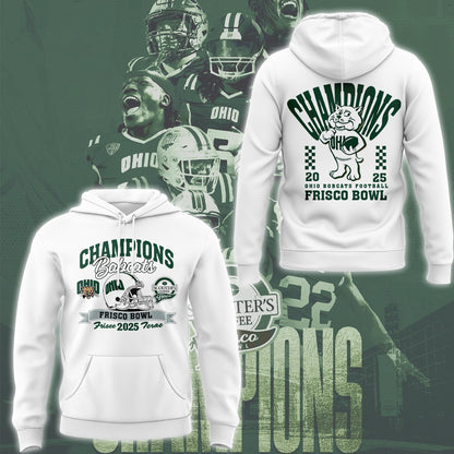 Limited Edition Ohio Football Frisco Bowl CHAMPIONS Hoodie-ND12242536