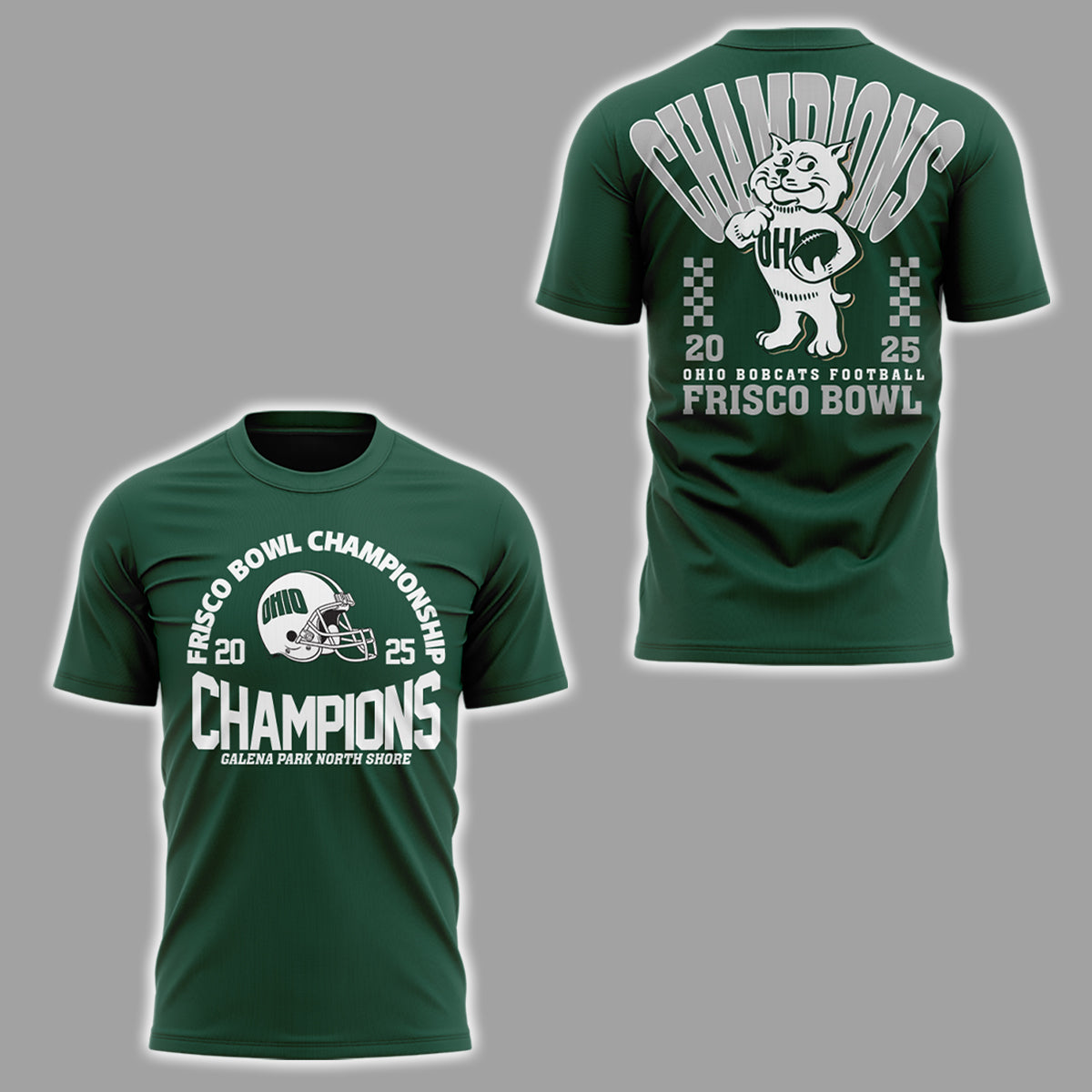 Limited Edition Ohio Football Frisco Bowl CHAMPIONS TShirt-ND12242539