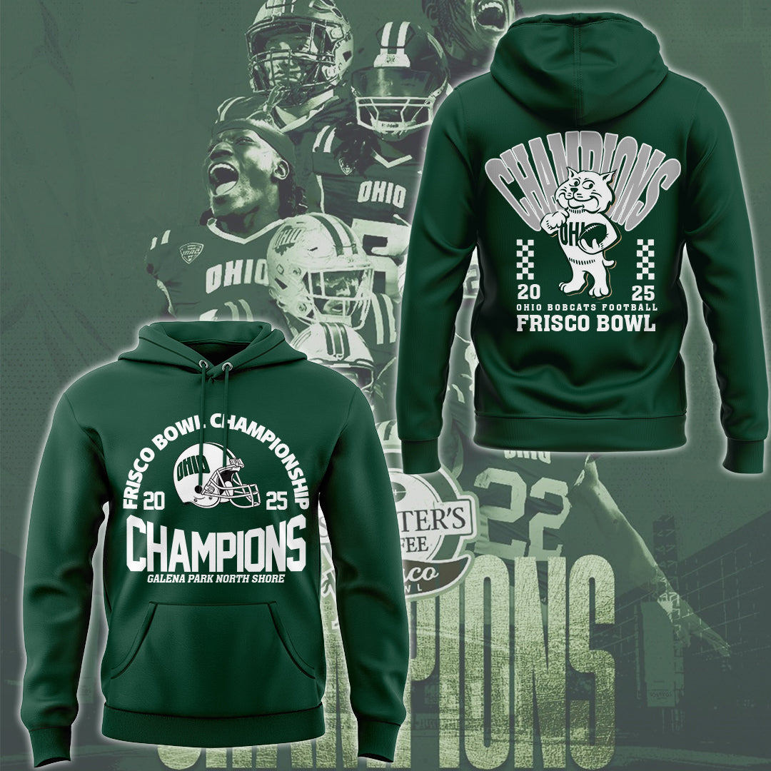 Limited Edition Ohio Football Frisco Bowl CHAMPIONS Hoodie-ND12242540
