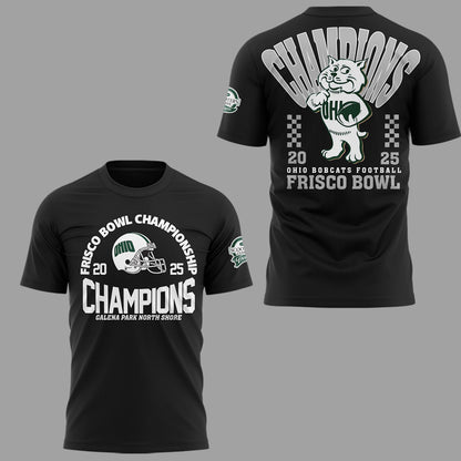 Limited Edition Ohio Football Frisco Bowl CHAMPIONS TShirt-ND12242542