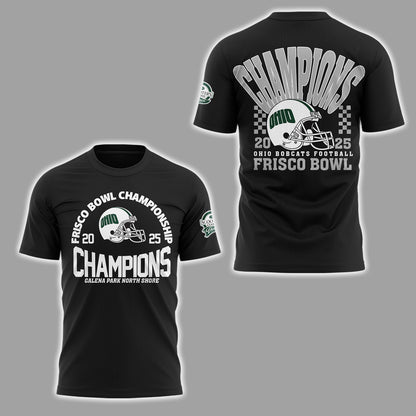 Limited Edition Ohio Football Frisco Bowl CHAMPIONS TShirt-ND12242544