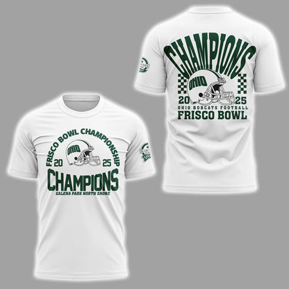 Limited Edition Ohio Football Frisco Bowl CHAMPIONS TShirt-ND12242545