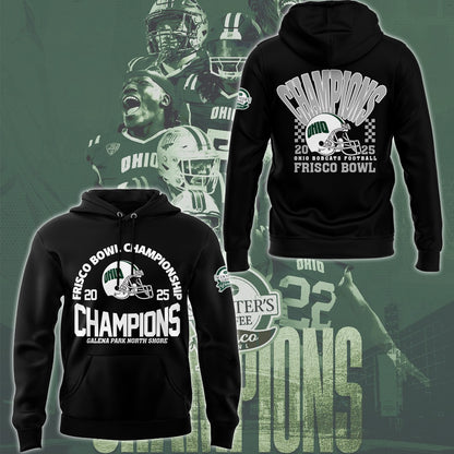 Limited Edition Ohio Football Frisco Bowl CHAMPIONS Hoodie-ND12242548